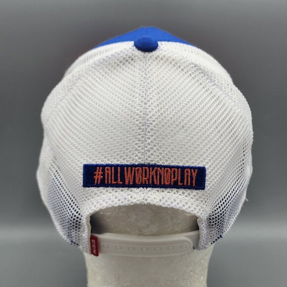 CCM Offseason Trucker Hat Snapback Unisex Mesh Blue Red Vintage Adjustable - Picture 3 of 9